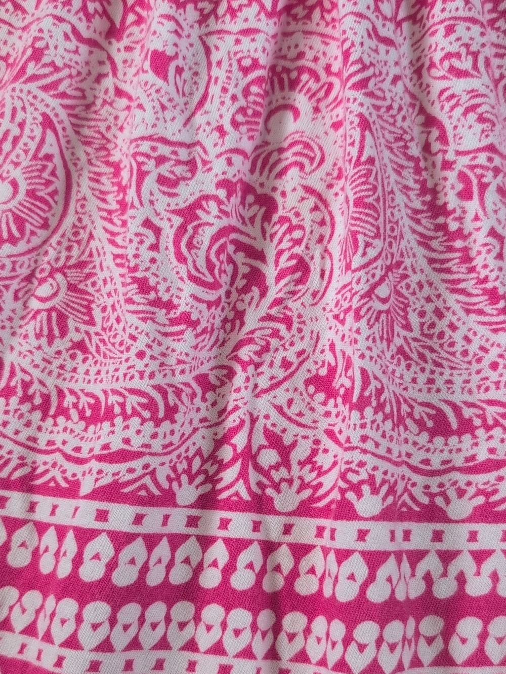 Lane Bryant Fun & Flirty Pink and White Print Top Size 14/16 - Picture 3 of 7